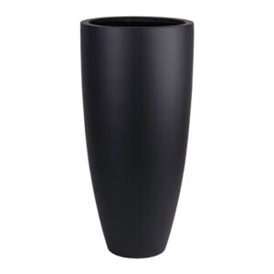 Bloempot voor binnen Zwart Fiberstone van Vase the World