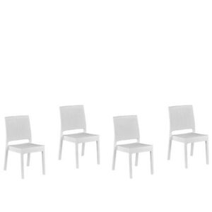 Dining stoel Wit "" van Beliani