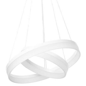 Hanglampen Wit Aluminium van Beliani