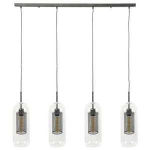 Hanglampen Zilver Glas van Davidi Design
