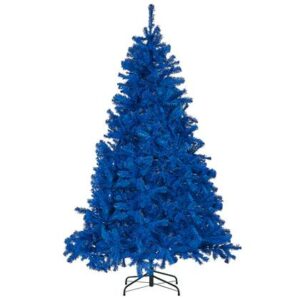 Kunstkerstboom Blauw PVC van Beliani