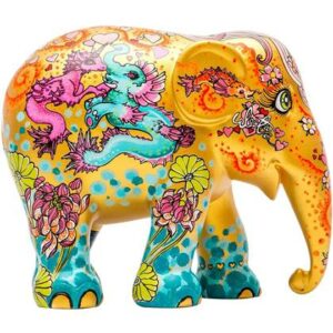 Ornamenten Oranje Polyresin van Elephant Parade