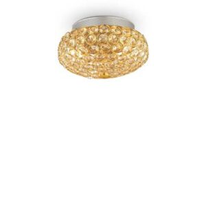 Plafondlampen Goud Metaal van Ideal Lux