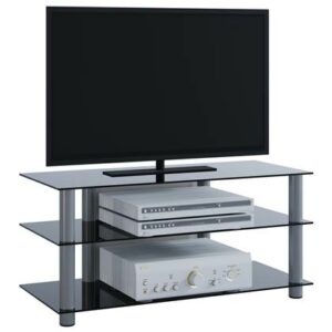 Tv-meubel Zilver Aluminium van Hioshop