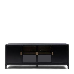 Tv-meubel Zwart 90% gerecycled materiaal van Rivièra Maison