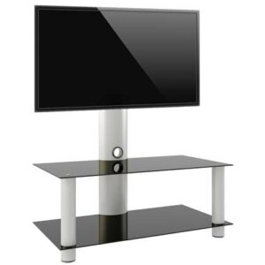 Tv-meubel Zwart Aluminium van Hioshop