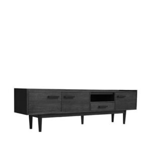 Tv-meubel Zwart Hout van LABEL51