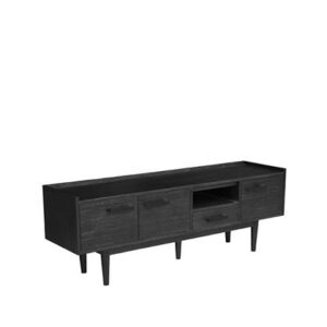 Tv-meubel Zwart Hout van LABEL51