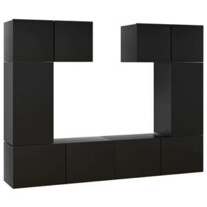 Tv-meubel Zwart Hout van vidaXL