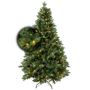 Verlichte kerstboom Groen Kunststof van Excellent Trees