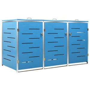 Voedselcontainer Blauw RVS van vidaXL