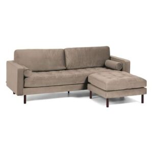 Chaise longue bank Beige Hout van Kave Home